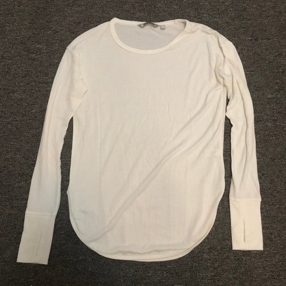 Athleta Cream Long Sleeve